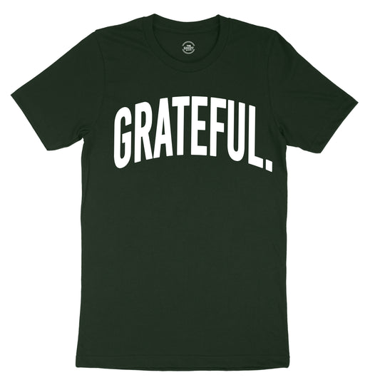 OVERSIZED GRATEFUL TEE - FOREST GREEN