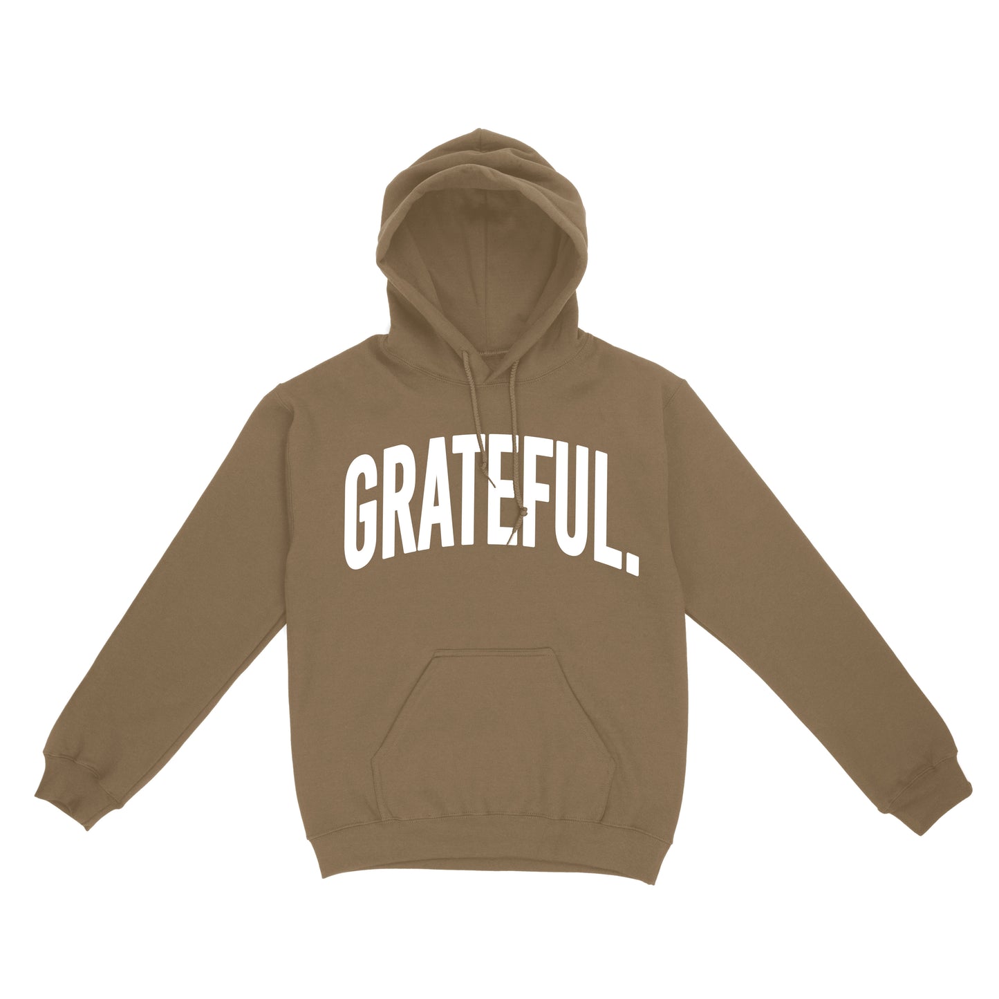 OVERSIZED GRATEFUL HOODIE - SAVANA BROWN