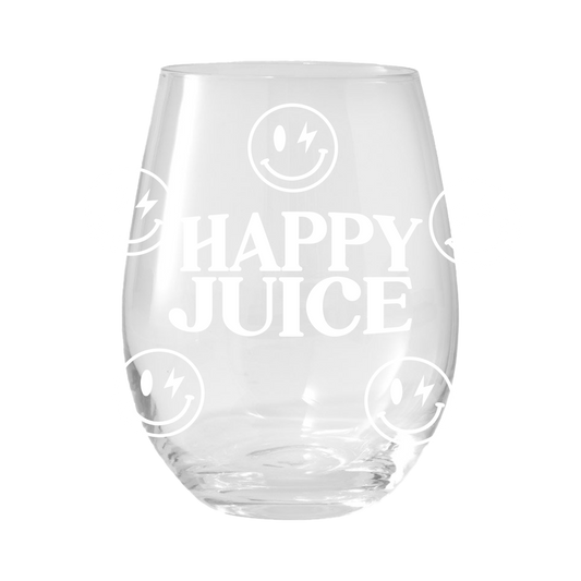 HAPPY JUICE GLASS