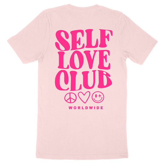 SELF LOVE CLUB TEE - PINK